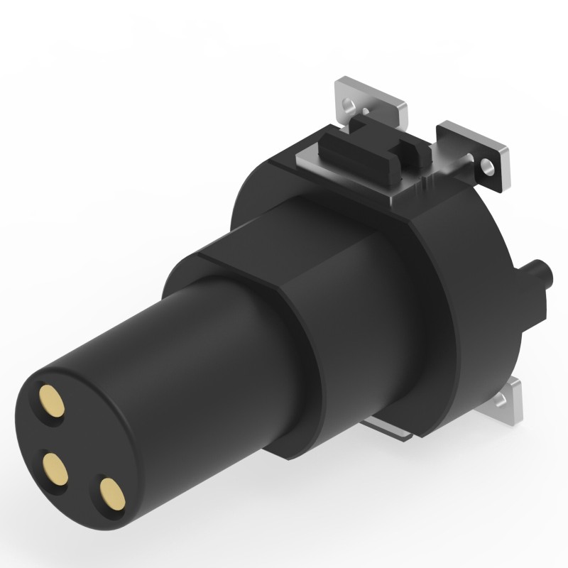 1 pcs : 224150-E - 3-PIN, A-CODING, SMT