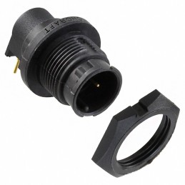 1 pcs : EN3P2MRAPCX - CONN RCPT MALE 2POS GOLD SOLDER