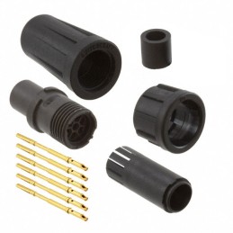 1 pcs : EN2C6F26G2 - CONN PLUG FMALE 6POS GOLD CRIMP