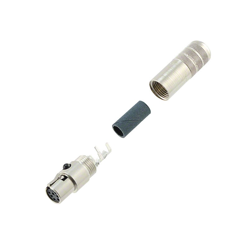1 pcs : TA7FSH - CONN PLUG FMALE MINI XLR 7P SLDR
