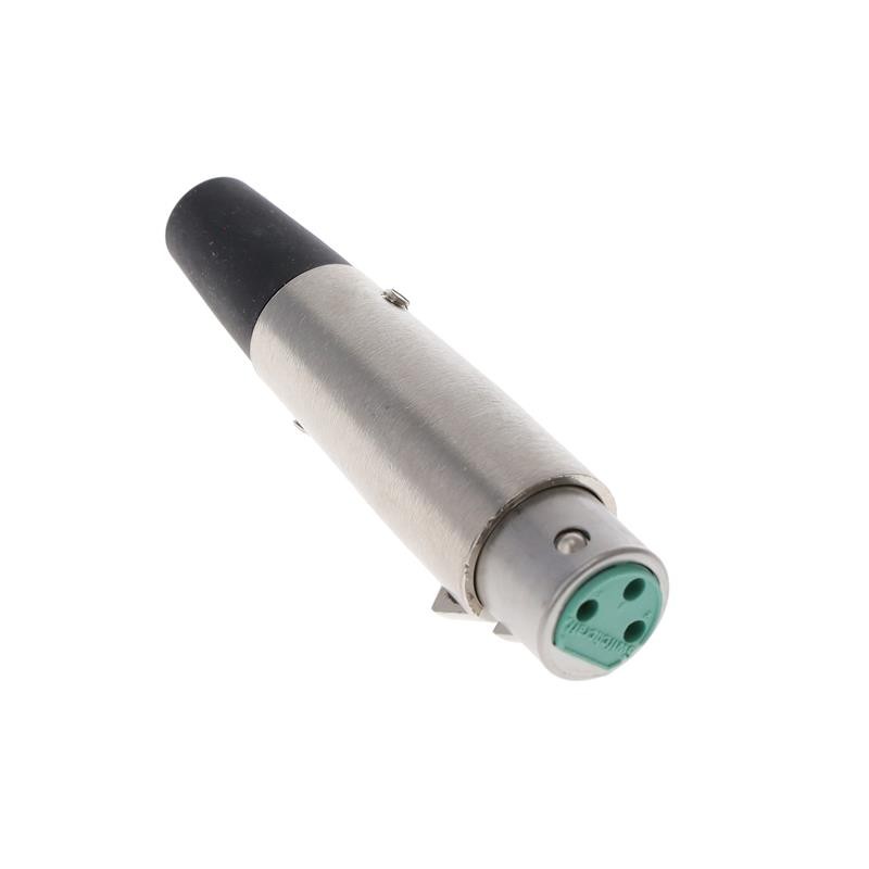 1 pcs : A3FS - CONN PLUG FMALE XLR 3POS SOLDER