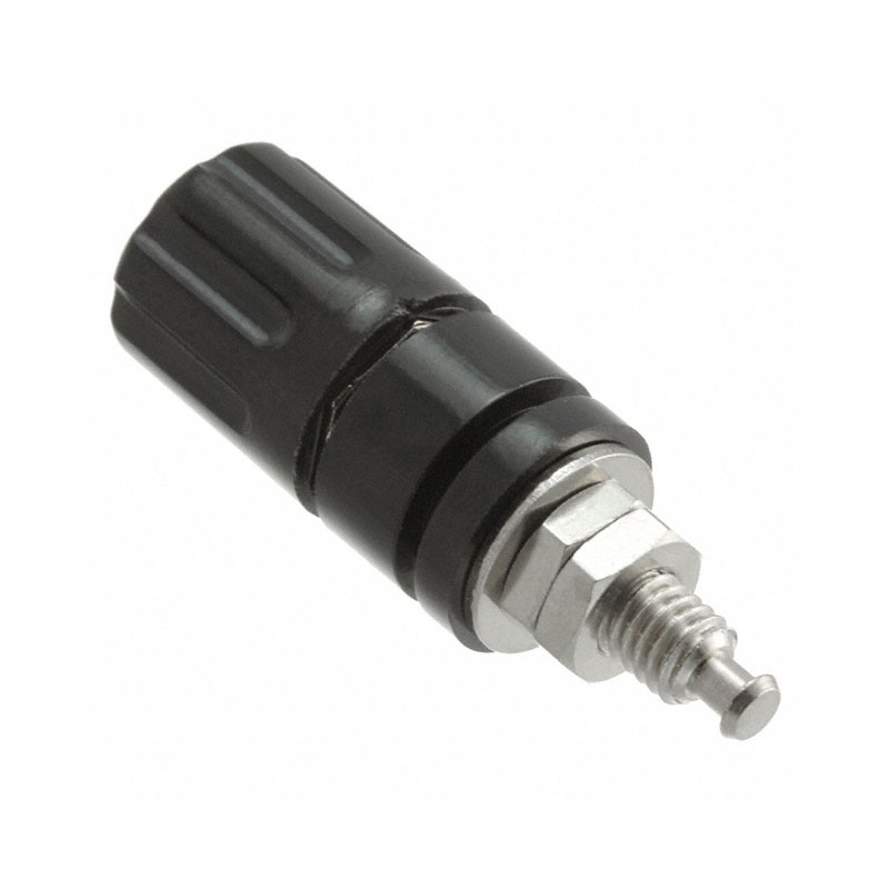 1 pcs : 29-1 BLK - CONN BIND POST KNURLED BLACK