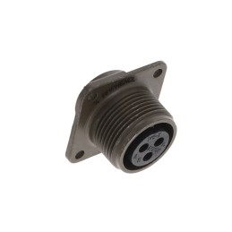 1 pcs : MS3102E14S-1S - CONN RCPT FMALE 3P SILV SLDR CUP