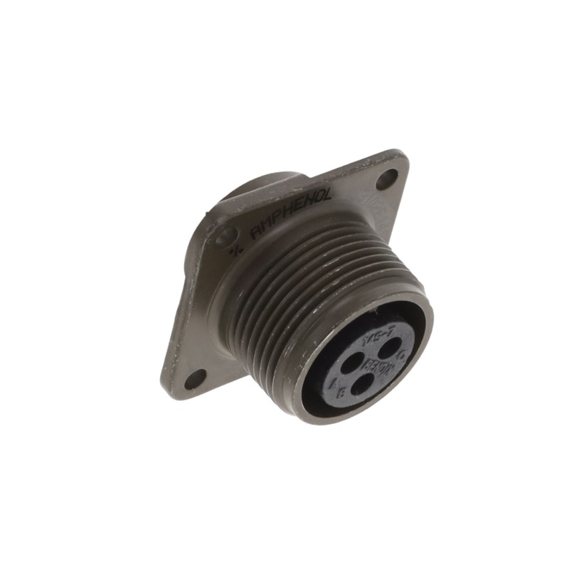 1 pcs : MS3102E14S-1S - CONN RCPT FMALE 3P SILV SLDR CUP