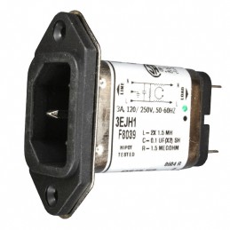 1 pcs : 6609008-2 - PWR ENT RCPT IEC320-C14 PANEL QC