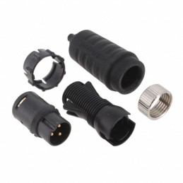 1 pcs : EN3C3M16LX - CONN PLUG MALE 3P GOLD SLDR CUP