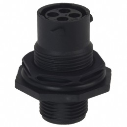 1 pcs : UTS7104S - CONN RCPT HSNG FMALE 4POS PNL MT