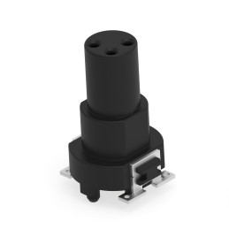 1 pcs : 464431-E - 8-PIN, X-CODING, SMT/THR