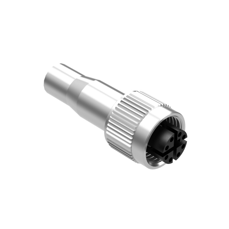 1 pcs : 54-00394 - M12 X-CODE 8POS RCPT MOLDING