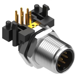 1 pcs : 54-00251 - CONN PLUG MALE 8POS GOLD SOLDER