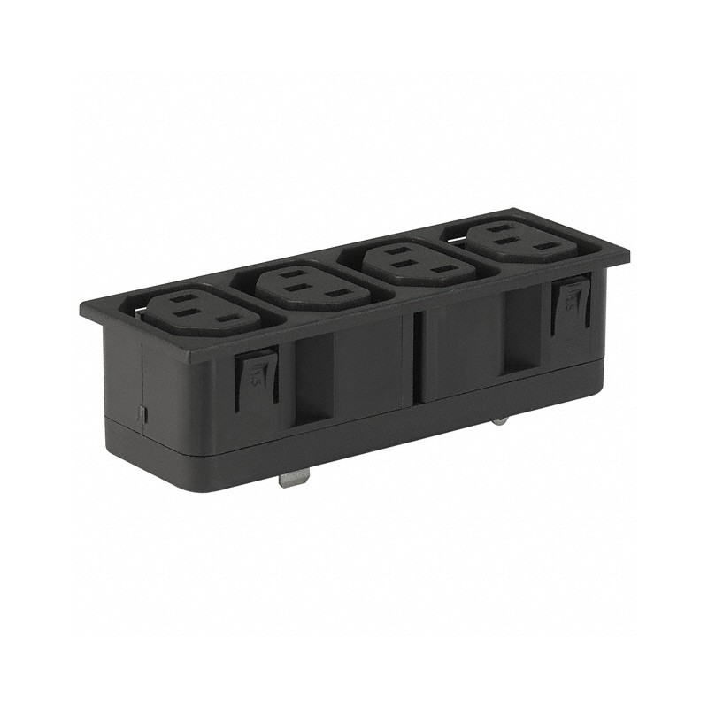 1 pcs : 4752.4200 - PWR ENT RCPT IEC320-2-2F PNL QC