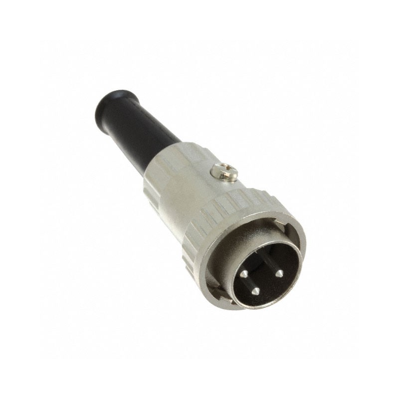 1 pcs : 05CL3MX - CONN PLUG MALE DIN 3POS SOLDER