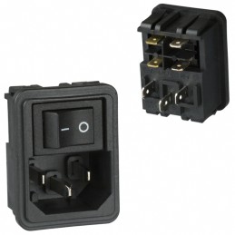 1 pcs : 1609112-8 - PWR ENT MOD RCPT IEC320-C14 PNL