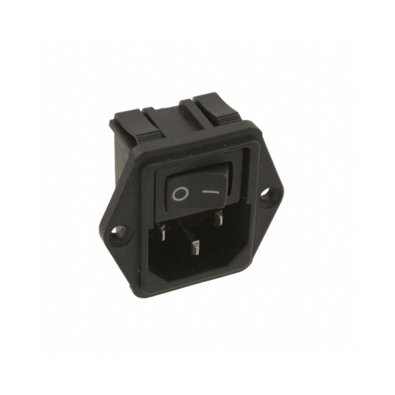 1 pcs : 1609112-3 - PWR ENT MOD RCPT IEC320-C14 PNL