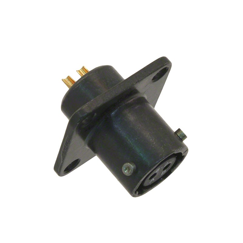 1 pcs : PT02A-8-2S - CONN RCPT FMALE 2P GOLD SLDR CUP