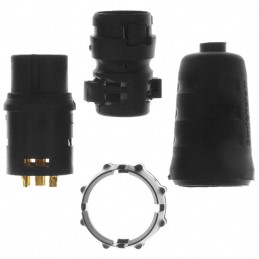 1 pcs : EN3C6MX - CONN PLUG MALE 6P GOLD SLDR CUP