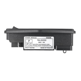 1 pcs : 764-00/002 - PWR ENT MOD RCPT IEC320-C14 PNL