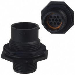 1 pcs : UTS71210P - CONN RCPT HSNG MALE 10POS PNL MT