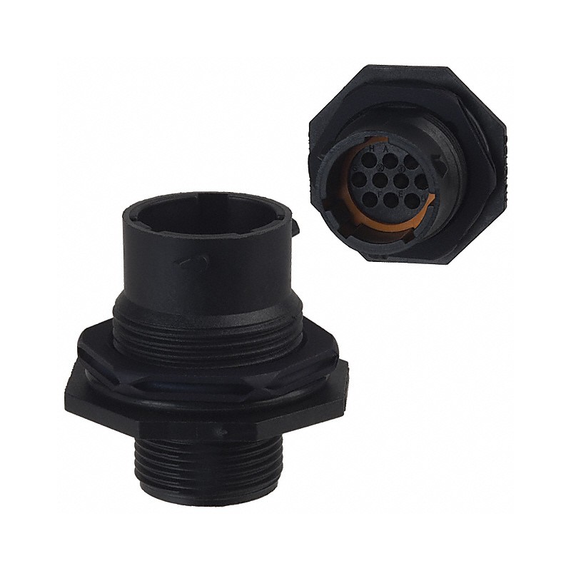 1 pcs : UTS71210P - CONN RCPT HSNG MALE 10POS PNL MT