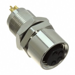 1 pcs : 855-A04-203R004 - CONN PLUG FMALE 4P GOLD SLDR CUP