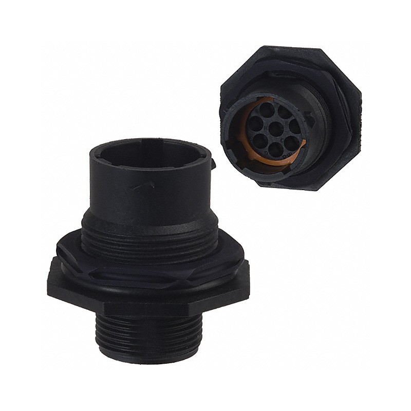 1 pcs : UTS7128P - CONN RCPT HSNG MALE 8POS PNL MNT