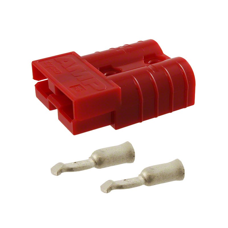 1 pcs : 647892-3 - CONN PLUG 2POS IN-LINE CRIMP