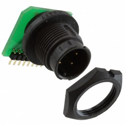 1 pcs : EN3P4MRAPCBN - CONN RCPT MALE 4POS GOLD SOLDER