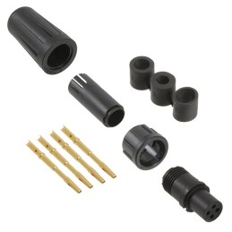 1 pcs : EN2C4F22DC - CONN PLUG FMALE 4POS GOLD CRIMP