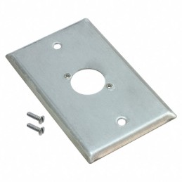 1 pcs : WP1S1P - CONN WALL PLATE SILVER