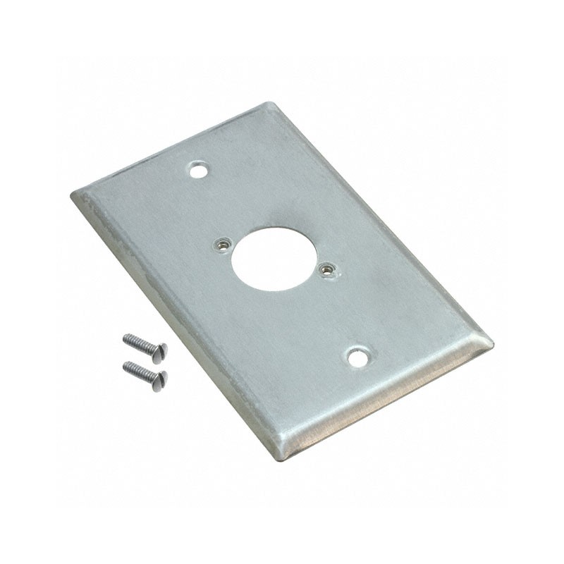 1 pcs : WP1S1P - CONN WALL PLATE SILVER
