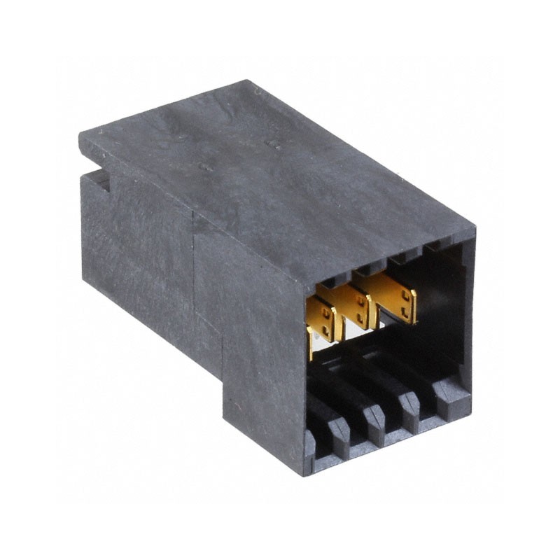 1 pcs : 2-1410271-0 - CONN PLUG POWER 4POS EDGE MNT