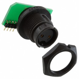 1 pcs : EN3P2FRAPCBW - CONN RCPT FMALE 2POS GOLD SOLDER