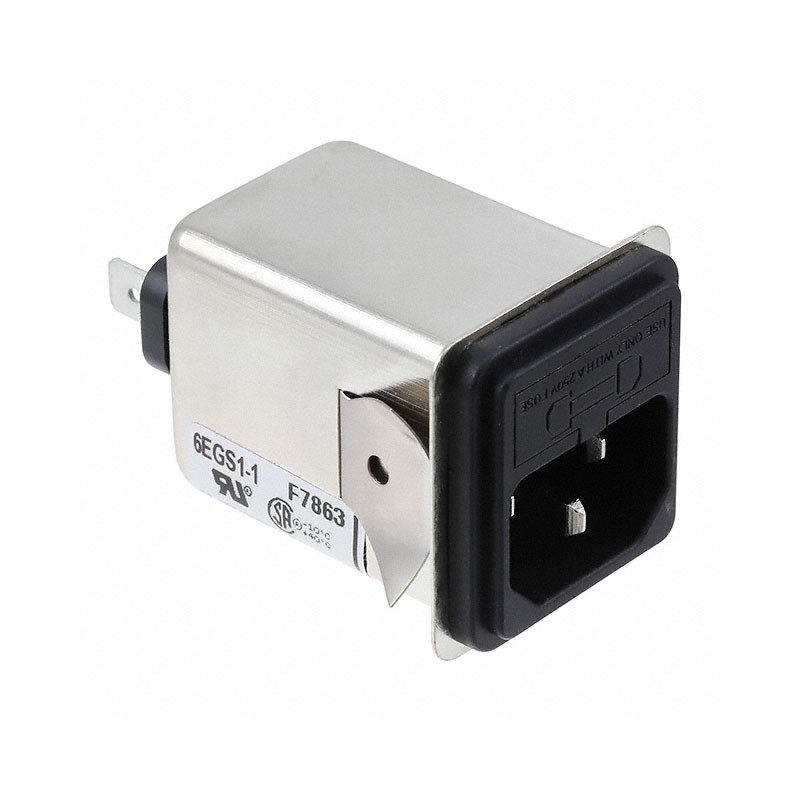 1 pcs : 6EGS1-1 - PWR ENT MOD RCPT IEC320-C14 PNL