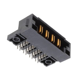 1 pcs : PET-04-01-L-RA-SD - CONN HDR 4POS 6.35MM EDGE RA SLD