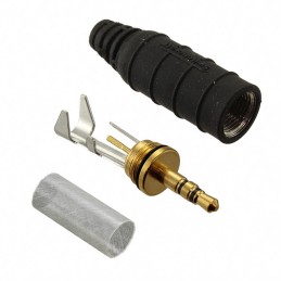 1 pcs : 35HDSAU12 - 3.5MM SLD STEREO PLUG .12 GOLD,