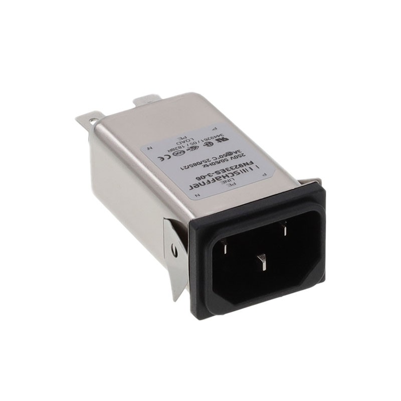 1 pcs : FN9233ES-3-06 - PWR ENT RCPT IEC320-C14 PANEL QC