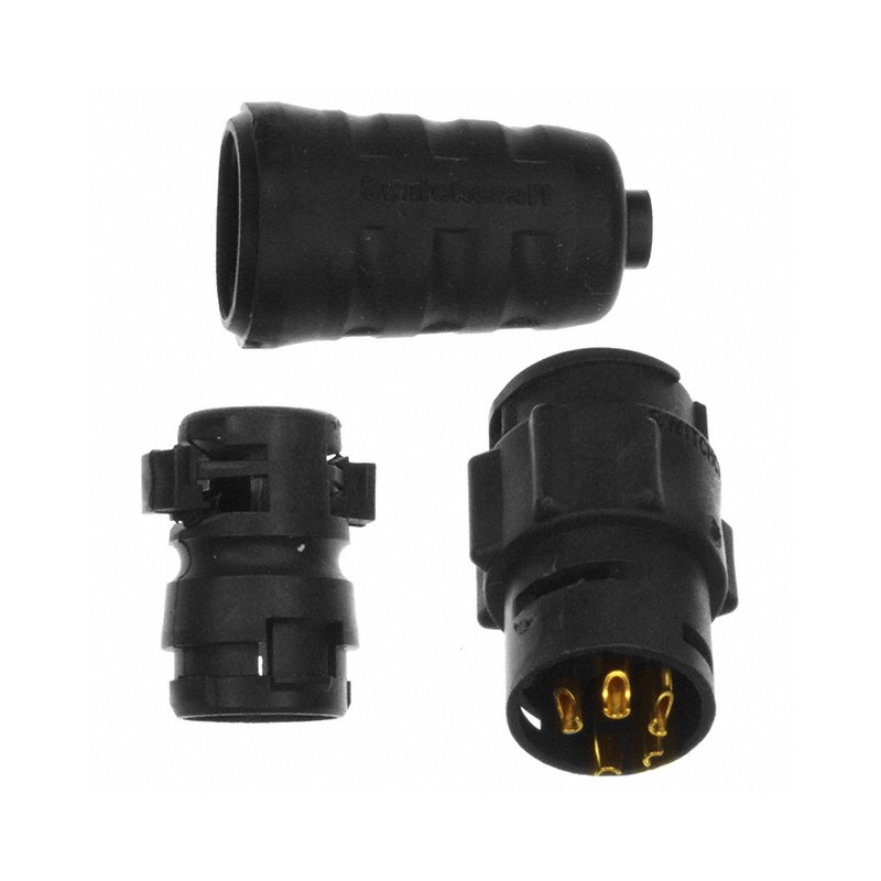 1 pcs : EN3L5FX - CONN RCPT FMALE 5P GOLD SLDR CUP