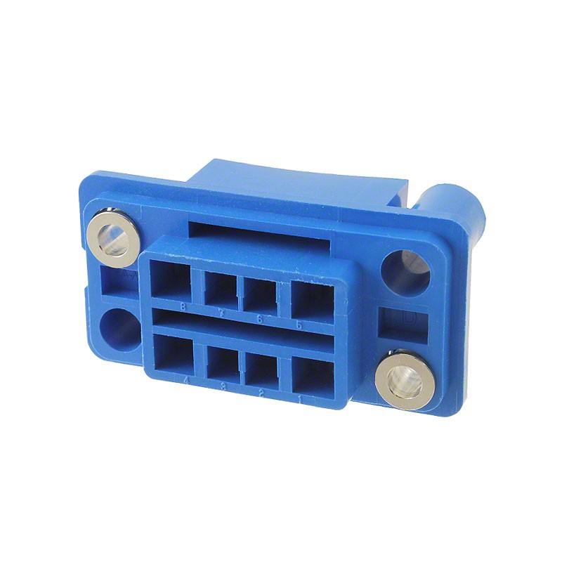 1 pcs : 5172070-3 - CONN RCPT HSG DRAWER 8POS BLUE
