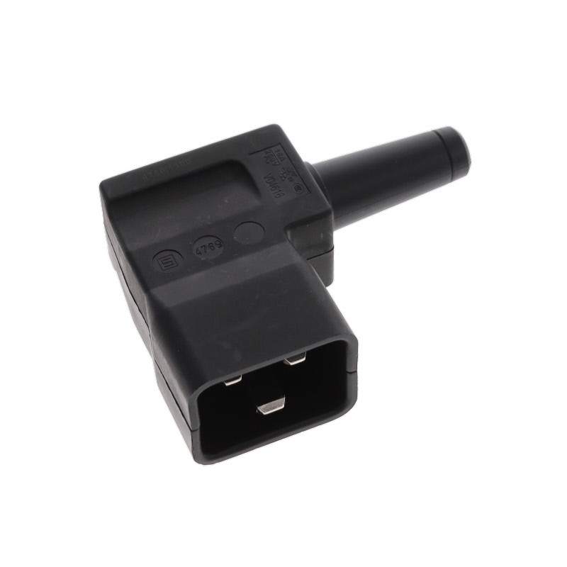1 pcs : 4789.1100 - PWR ENT PLUG IEC320-2-2I R/A SCR