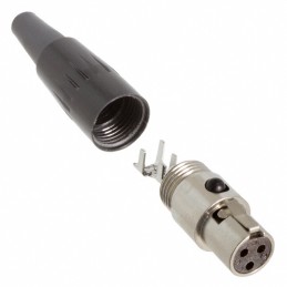 1 pcs : TA3FX - CONN PLUG FMALE MINI XLR 3P SLDR