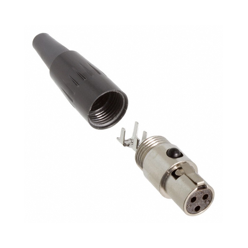 1 pcs : TA3FX - CONN PLUG FMALE MINI XLR 3P SLDR