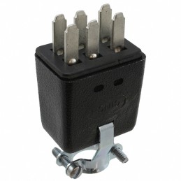 1 pcs : P-306H-CCT - CONN PLUG 6POS IN-LINE SLDR