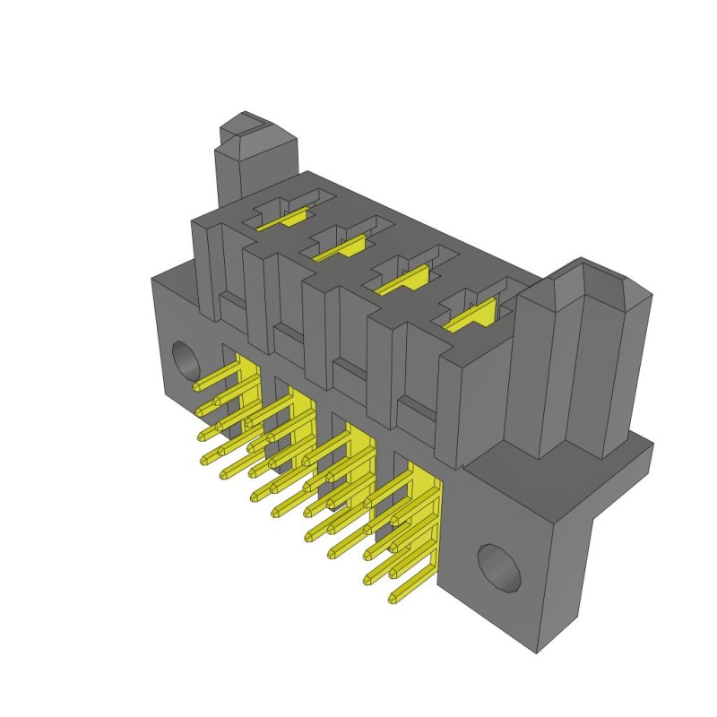 1 pcs : PES-04-02-L-RA-SD - CONN RCPT 4POS 6.35MM R/A SLDR