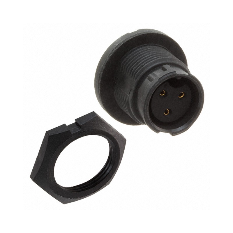 1 pcs : EN3P3FPX - CONN RCPT FMALE 3POS GOLD SOLDER