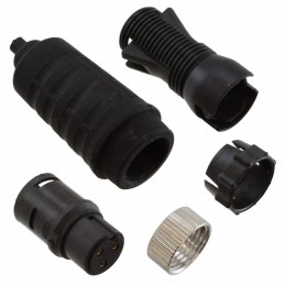 1 pcs : EN3C3FLX - CONN PLUG FMALE 3P GOLD SLDR CUP