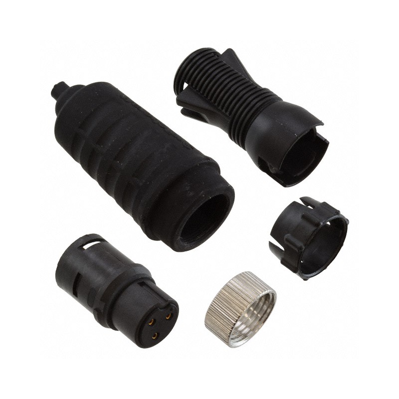 1 pcs : EN3C3FLX - CONN PLUG FMALE 3P GOLD SLDR CUP