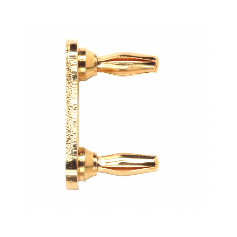 1 pcs : 3030 - CONN DBL BANANA PLUG MINI SLDR