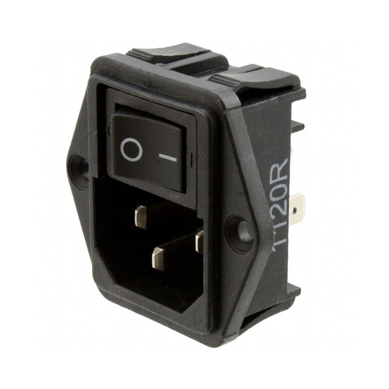 1 pcs : 1-1609112-2 - PWR ENT MOD RCPT IEC320-C14 PNL