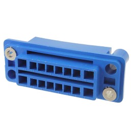 1 pcs : 5172068-3 - CONN RCPT HSG DRAWER 16POS BLUE