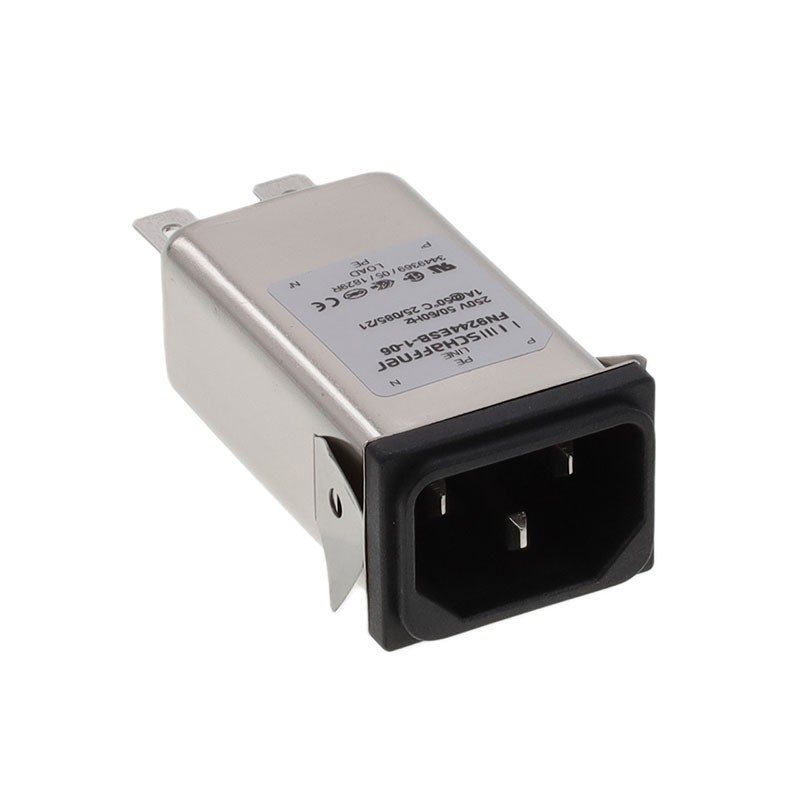 1 pcs : FN9244ESB-1-06 - PWR ENT RCPT IEC320-C14 PANEL QC